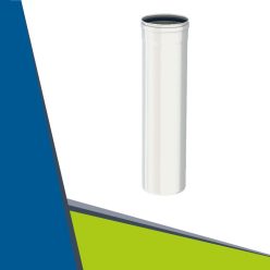 Alu pipe 500 mm D80 (white)