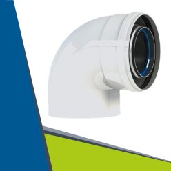 Alu/Alu könyök 90° D60/100