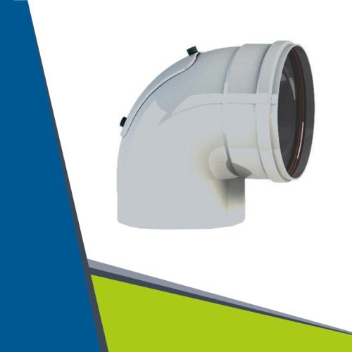 Alu elbow with revision 90° D80