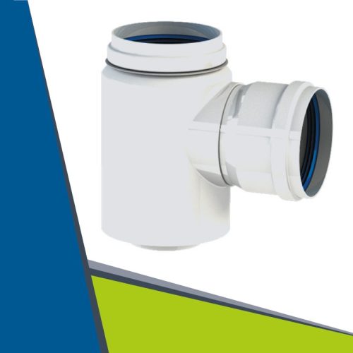 Alu/Alu osztó adapter 80/125-ről 2×80-ra apa