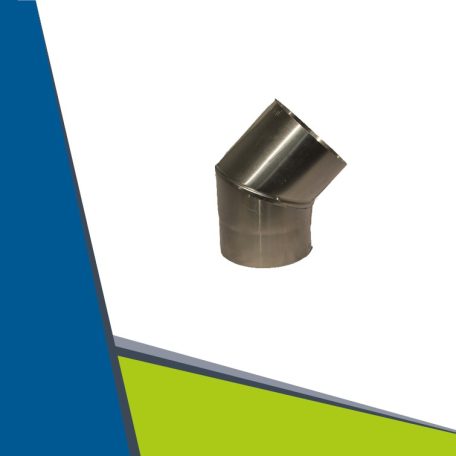 Alu elbow 45° D80