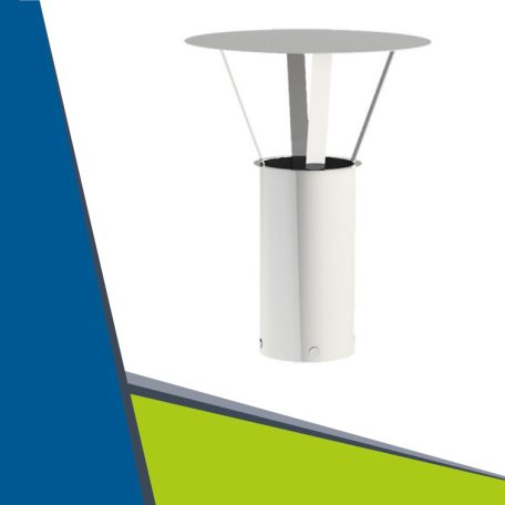INOX kalap D100 (gravitációs)