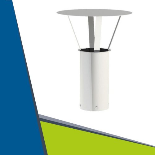 INOX kalap D100 (gravitációs)