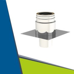   INOX/INOX szigetelt kéménymagasítás talpidom (dilatációs) D600/650 (gravitációs)