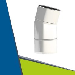 INOX könyök 15° D150 (gravitációs)