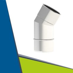 INOX könyök 30° D150 (gravitációs)