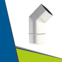 INOX könyök 45° D150 (gravitációs)