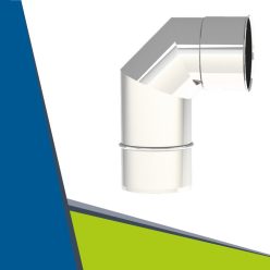 INOX könyök 90° D150 (gravitációs)