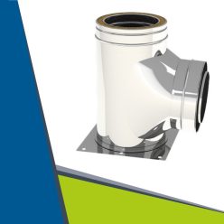 INOX/INOX talpas könyök 87° D300/355 (gravitációs)