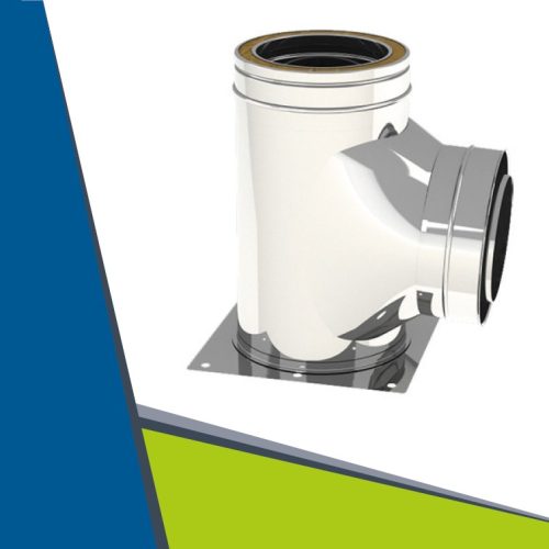 INOX/INOX talpas könyök 87° D300/355 (gravitációs)