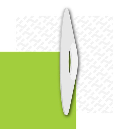 Wall end for flue pipe D100 mm