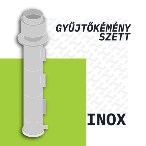 INOX gyűjtőkémény szett D160