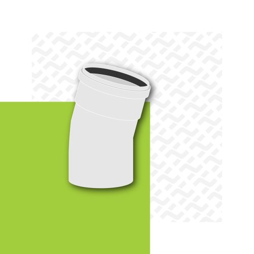 PPs könyök 15° D80