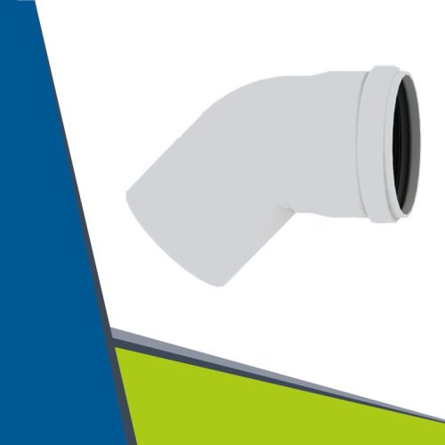 PPs könyök 45° D100