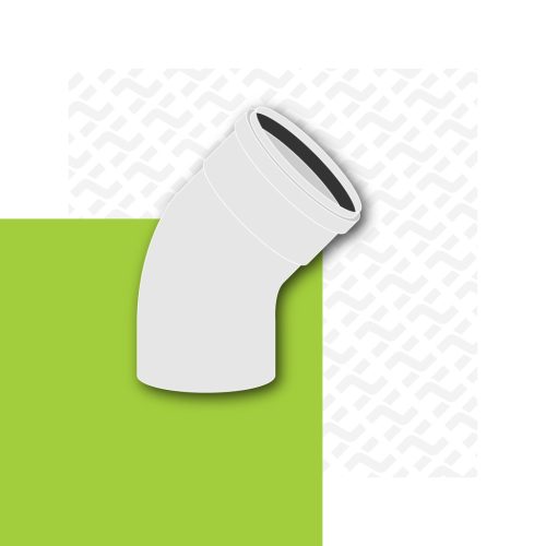 PPs könyök 45° D80