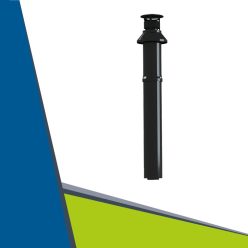 PPs/Alu roof terminal D60/100