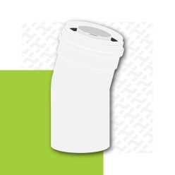 PPs/Alu elbow 45° D60/100