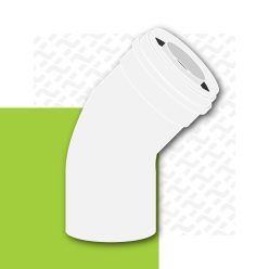 PPs/Alu elbow 45° D80/125