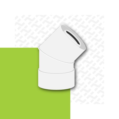 PPs/Alu elbow 45° D100/150