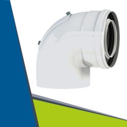 PPs/Alu elbow with revision 90° D80/125