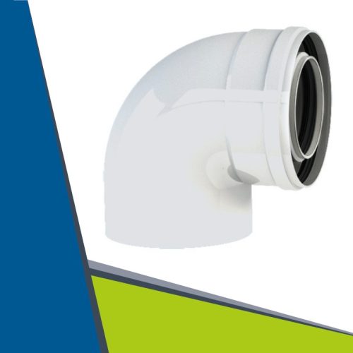 PPs/Alu elbow 90° D60/100