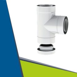 PPs/Alu ellenőrző T-idom mérőponttal D100/150