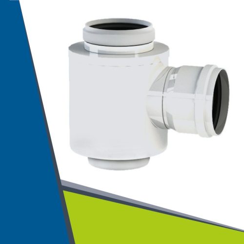 Pps/Alu osztó adapter 60/100-ról 2×80-ra