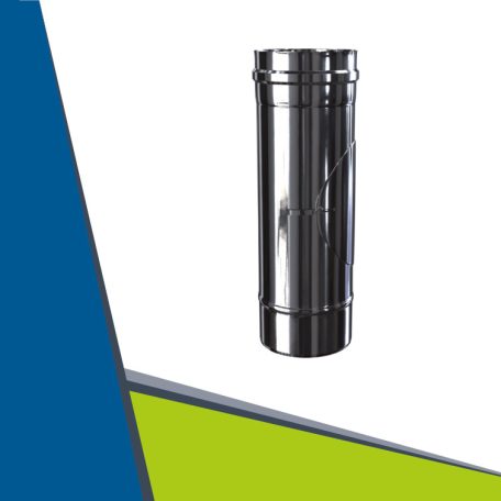INOX/INOX concentric pipe with revision D80/125