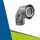 PPs/INOX koncentrikus könyök 90° D80/125