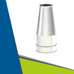 PPs/INOX insulated mouth end L=500 mm D110/160