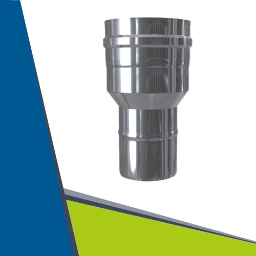 INOX/INOX koncentrikus bővítő 60/100-ról 80/125-re