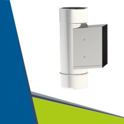   INOX egyenes tisztító nyílás A/B= 120x180mm D150 (gravitáviós)