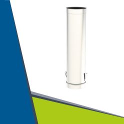 INOX cső emelő szemekkel gyűjtőkéményhez 1000mm D120