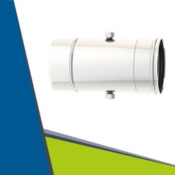 INOX cső emelő szemekkel gyűjtőkéményhez D150