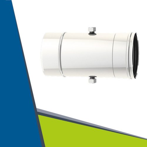 INOX cső emelő szemekkel gyűjtőkéményhez D150