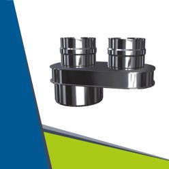 INOX/INOX koncentrikus osztó idom 60/100-2x80