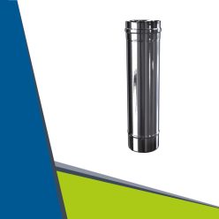 INOX/INOX koncentrikus cső 1000mm D80/125