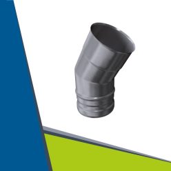 INOX  könyök  30° D80