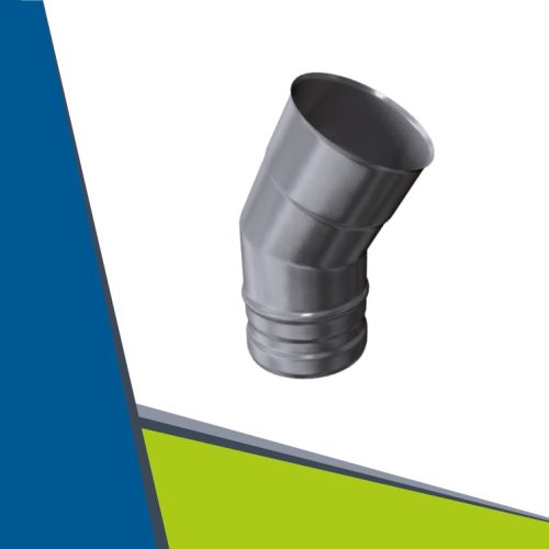 INOX  könyök  30° D100