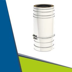   INOX/INOX szigetelt teleszkópos cső D600/650 (gravitációs)