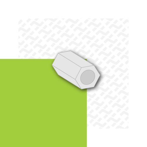 Threaded rod connector M8